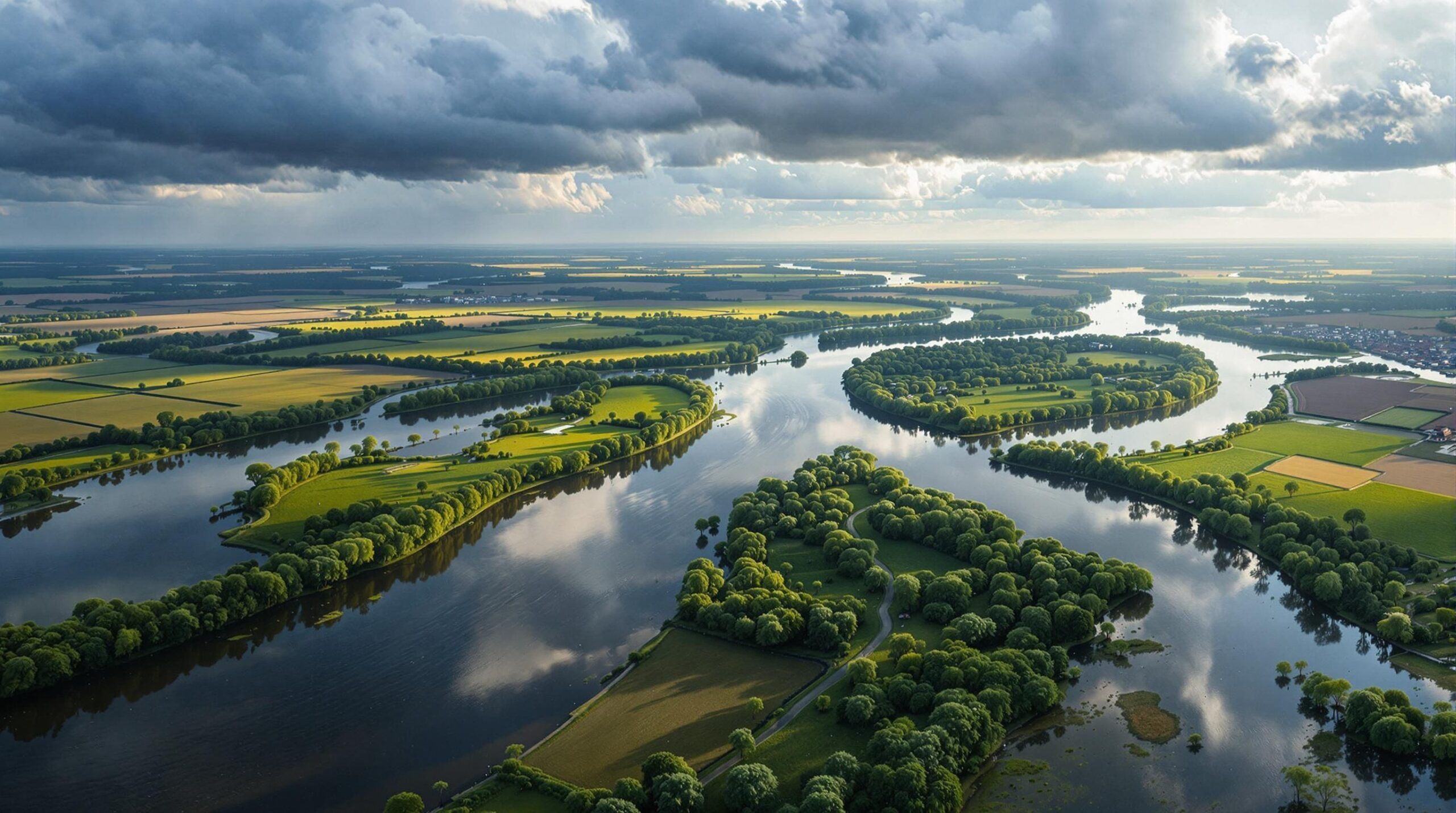 River and watershed landscape